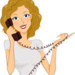 Sharon on Phone